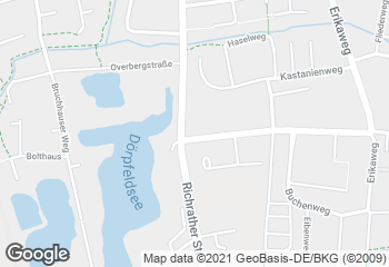 Karte mit Standort von Dein Stadtbäcker Lehmkuhler Weg 1 am Netto-Markt