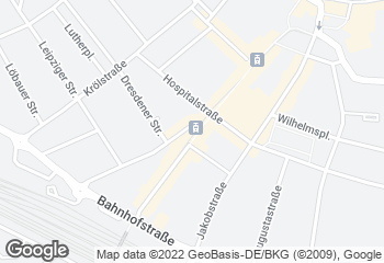Karte mit Standort von Bäckerei & Konditorei Schwerdtner GmbH