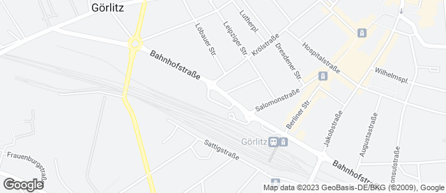 Karte mit Standort von Bäckerei Tschirch - Fil. Bahnhof im Penny-Markt