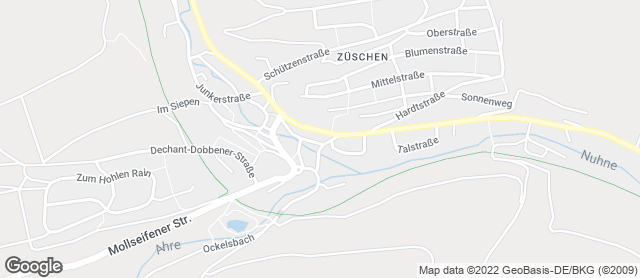 Karte mit Standort von Bäckerei Isken GmbH