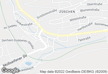 Karte mit Standort von Bäckerei Isken GmbH