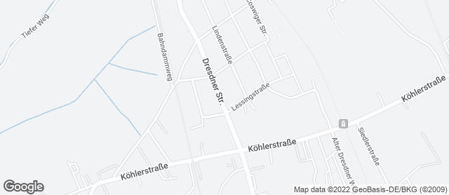 Karte mit Standort von Bäckerei und Konditorei Liebscher