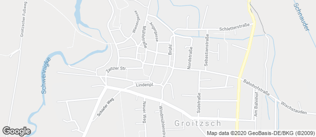 Karte mit Standort von Backhaus Hennig GmbH Backcafé Groitzsch