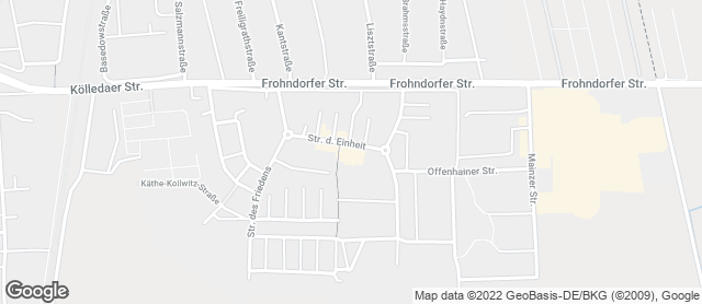 Karte mit Standort von Bäcker Süpke Sömmerda Böblinger Platz