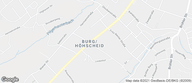 Karte mit Standort von Ihr Bäcker Schüren Filiale "Höhscheid"