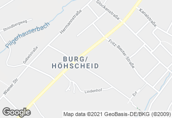 Karte mit Standort von Ihr Bäcker Schüren Filiale "Höhscheid"