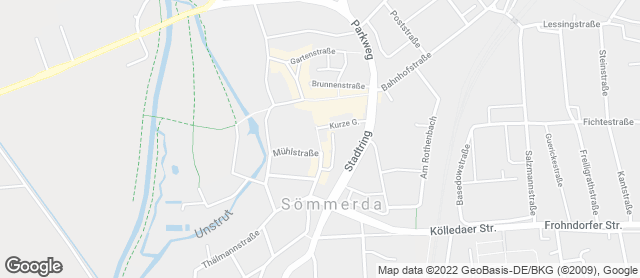 Karte mit Standort von Bäckerei Bergmann & Sohn GmbH Brot-, Weiß und Feinbäckerei GmbH