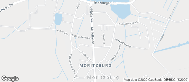 Karte mit Standort von Bäckerei und Konditorei Liebscher