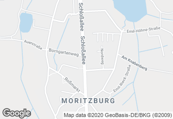 Karte mit Standort von Bäckerei und Konditorei Liebscher