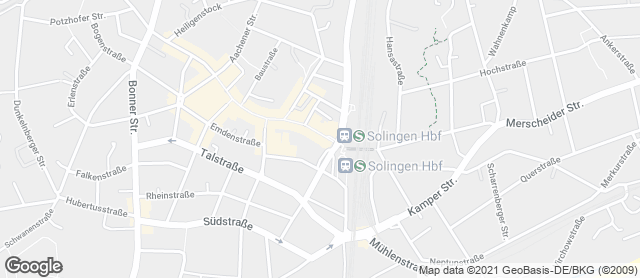 Karte mit Standort von Bäckerei Busch GmbH