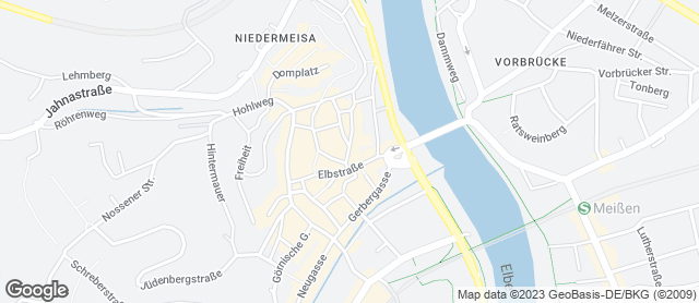 Karte mit Standort von Bäckerei-Konditorei-Café Wehnert