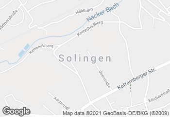 Karte mit Standort von Ihr Bäcker Schüren Bäckerei-Café Filiale "Ohligs"