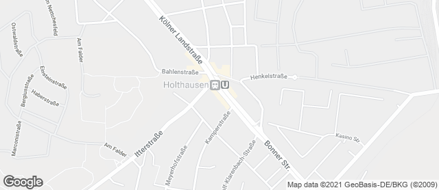 Karte mit Standort von Dein Stadtbäcker Bonner Straße 18