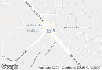 Karte mit Standort von Dein Stadtbäcker Bonner Straße 18