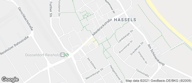Karte mit Standort von Dein Stadtbäcker Altenbrückstraße 15 im REWE-Markt