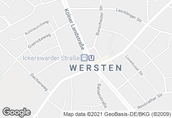 Karte mit Standort von Dein Stadtbäcker Kölner Landstraße 259