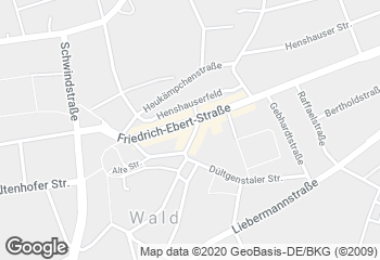 Karte mit Standort von Backshop Stöcker im Edeka