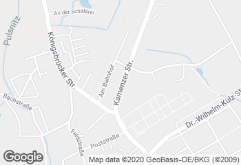 Karte mit Standort von Pfefferküchlerei R. Nitzsche