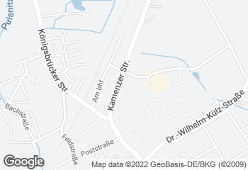 Karte mit Standort von Bäckerei-Konditorei Petzold GmbH & Co. KG