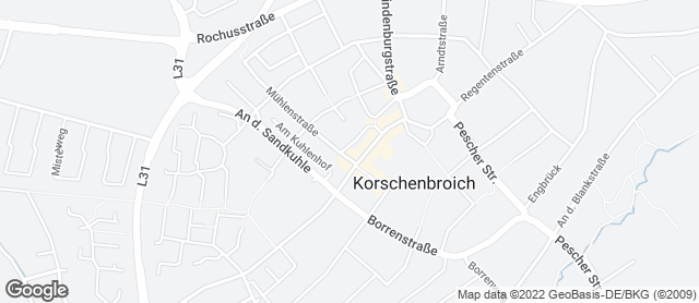 Karte mit Standort von Bäckerei Otten