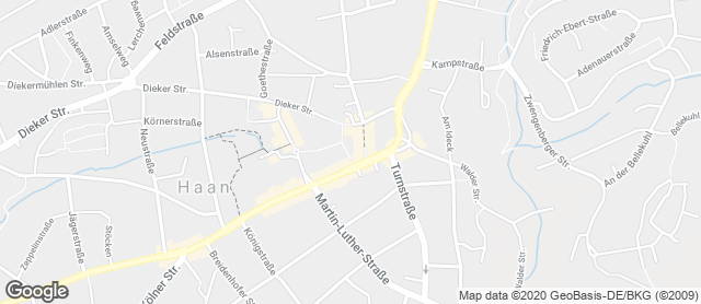 Karte mit Standort von Marktpassage Haan