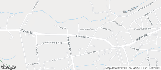 Karte mit Standort von Ihr Bäcker Schüren Bäckerei Filiale "Flurstraße"