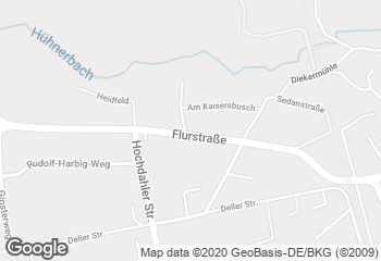 Karte mit Standort von Ihr Bäcker Schüren Bäckerei Filiale "Flurstraße"