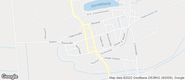 Karte mit Standort von Bäcker Süpke Weißensee