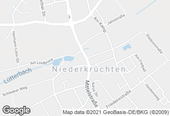 Karte mit Standort von Landbäckerei Stinges