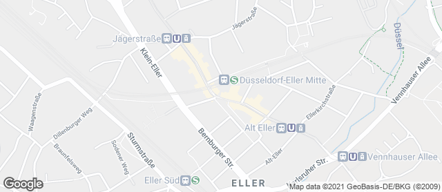 Karte mit Standort von Dein Stadtbäcker Gumbertstraße 125 im REWE-Markt