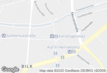 Karte mit Standort von Brunnenstraße