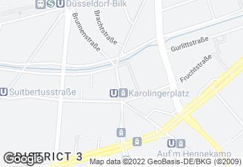 Karte mit Standort von Dein Stadtbäcker Brunnenstraße 50 im Netto-Markt