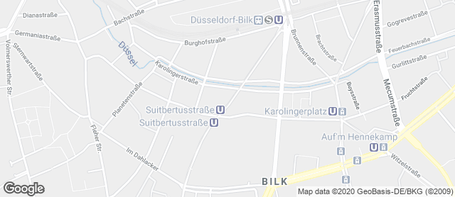 Karte mit Standort von Bäckerei Terbuyken