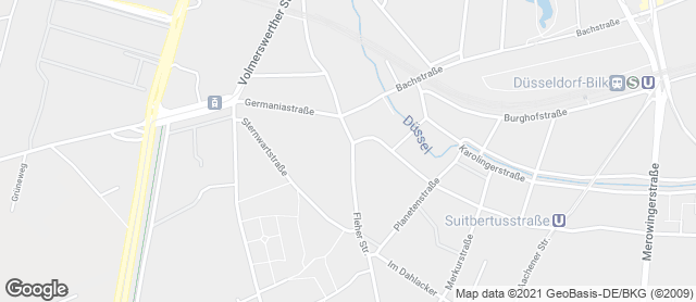 Karte mit Standort von Bäckerei Brinker GmbH