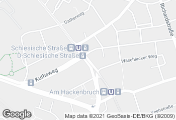 Karte mit Standort von Dein Stadtbäcker Reisholzer Straße 26