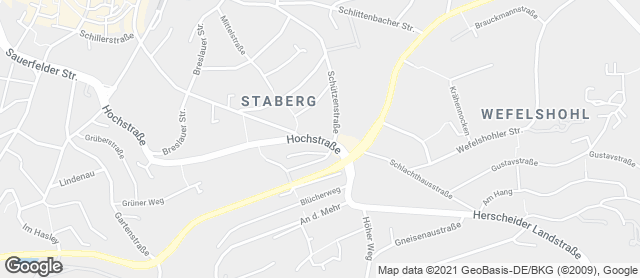 Karte mit Standort von Bäckerei Hesse KG