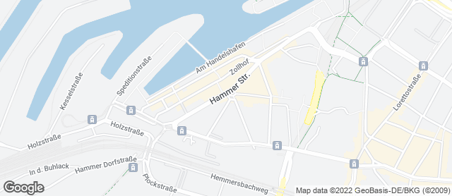 Karte mit Standort von Dein Stadtbäcker im Medienhafen