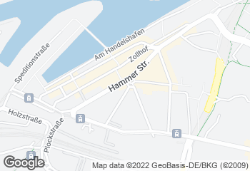 Karte mit Standort von Dein Stadtbäcker im Medienhafen