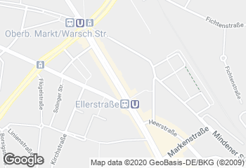 Karte mit Standort von Kölnerstraße