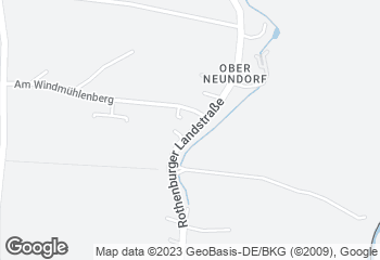 Karte mit Standort von Bäckerei und Konditorei Tschirch