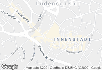 Karte mit Standort von Bäckerei Hesse KG