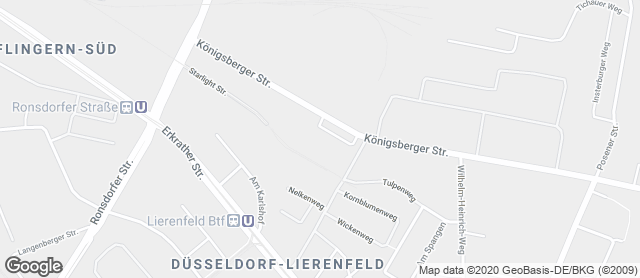 Karte mit Standort von Bäckerei M. u. K. Horsthemke GmbH Obi-Markt