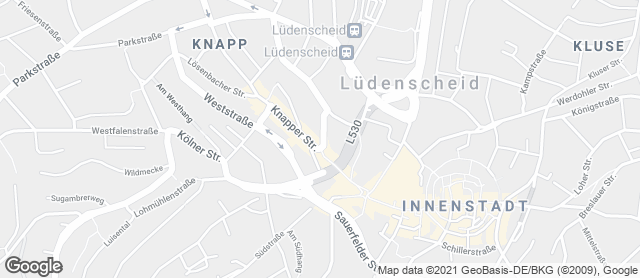 Karte mit Standort von Bäckerei Hesse KG