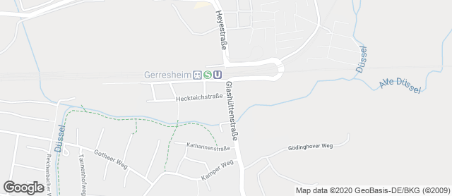 Karte mit Standort von Bäckerei Terbuyken