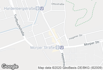 Karte mit Standort von Bäckerei Terbuyken