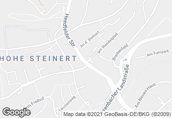 Karte mit Standort von Bäckerei Hesse KG