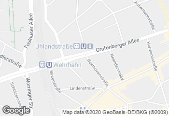 Karte mit Standort von Bäckerei Terbuyken