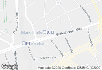 Karte mit Standort von Bäckerei Terbuyken