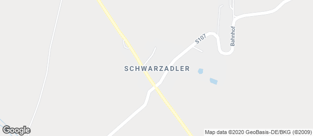 Karte mit Standort von Landbäckerei Scholze -  Filiale Schwarzadler
