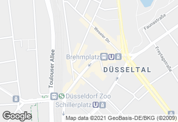 Karte mit Standort von Ihr Bäcker Schüren, Bäckerei Filiale "Zoo"